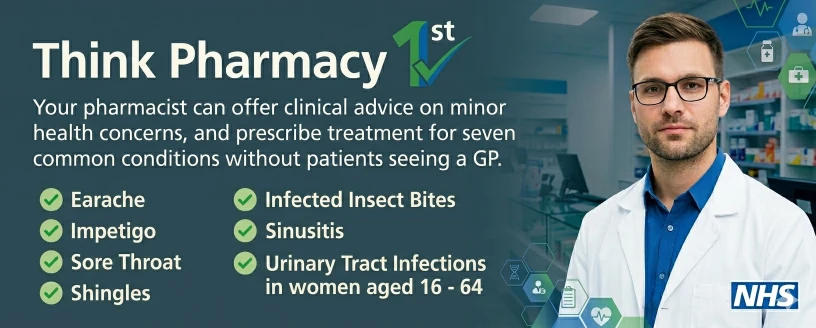 Go to the Pharmacy 1st page